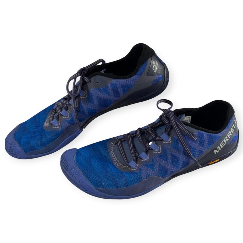Merrell Vapor Glove 7 Barefoot Trail Shoes, Baja Blue, Women's Size 8.5